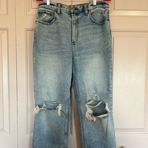 Abercrombie & Fitch 90s Straight Ultra High Rise Jeans